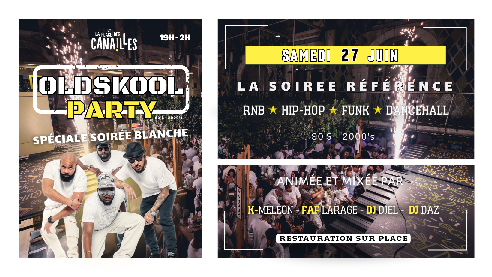 OLDSKOOL PARTY - Soirée blanche