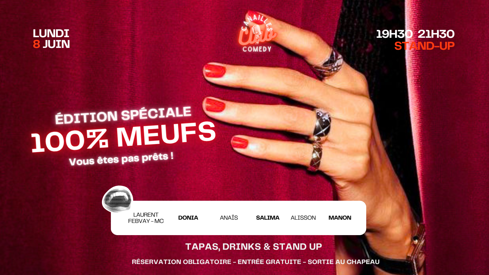 CANAILLES COMEDY CLUB - 100% meufs